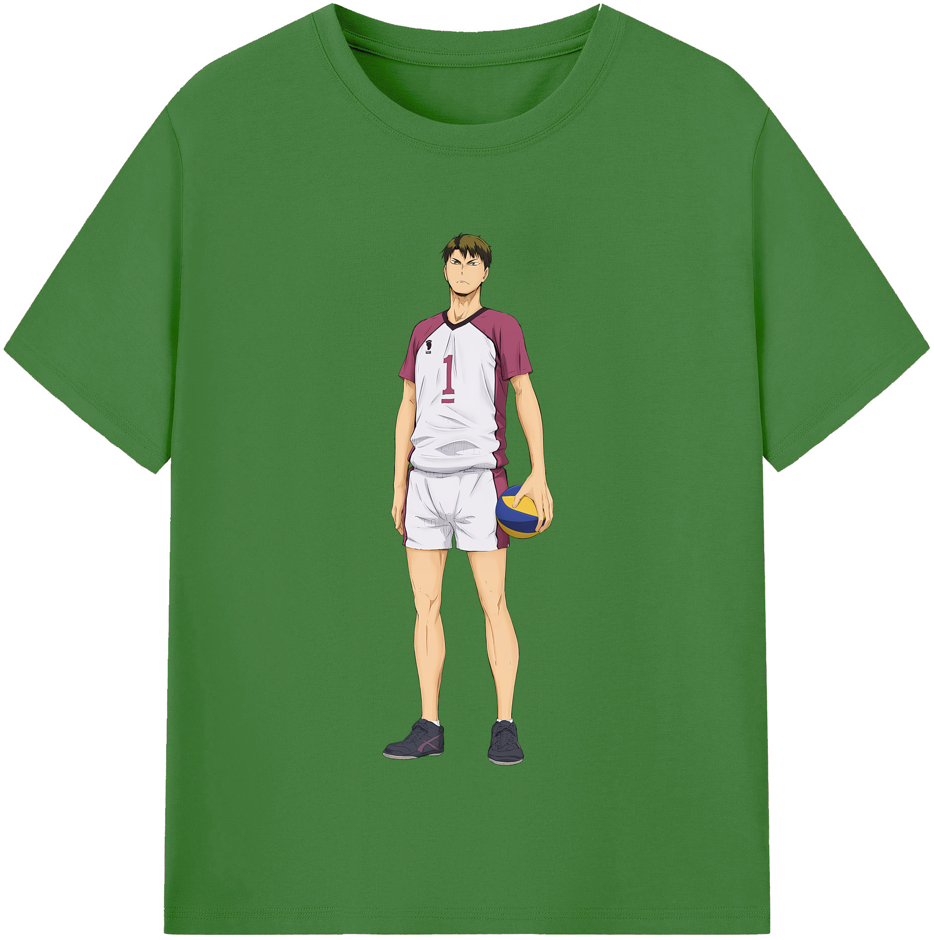 （画像用） ハイキュー!! Haikyu!! レディースカジュアルプリントTシャツ（綿100％）